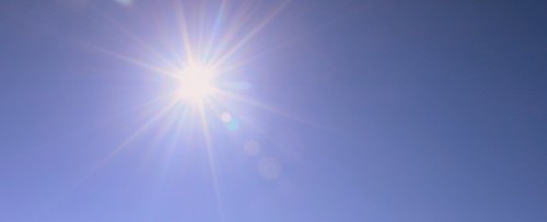 Sonne am Himmel