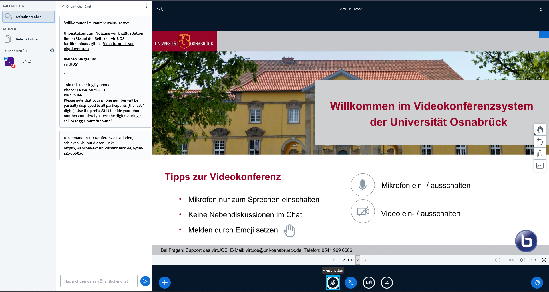 Mehr über den Artikel erfahren BigBlueButton und Screenreader