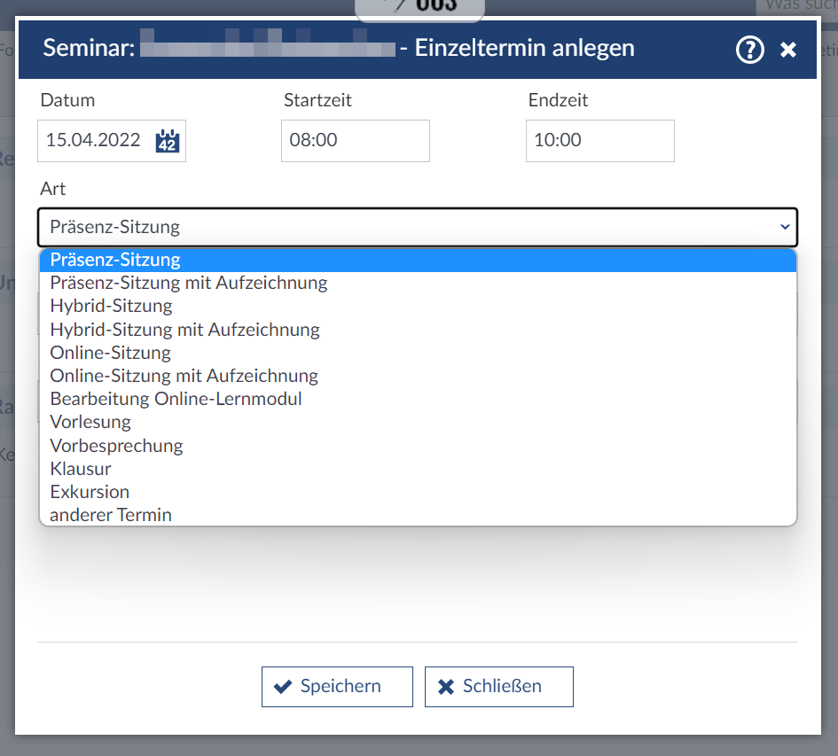 Mehr über den Artikel erfahren Kennzeichnung von Stud.IP-Veranstaltungen