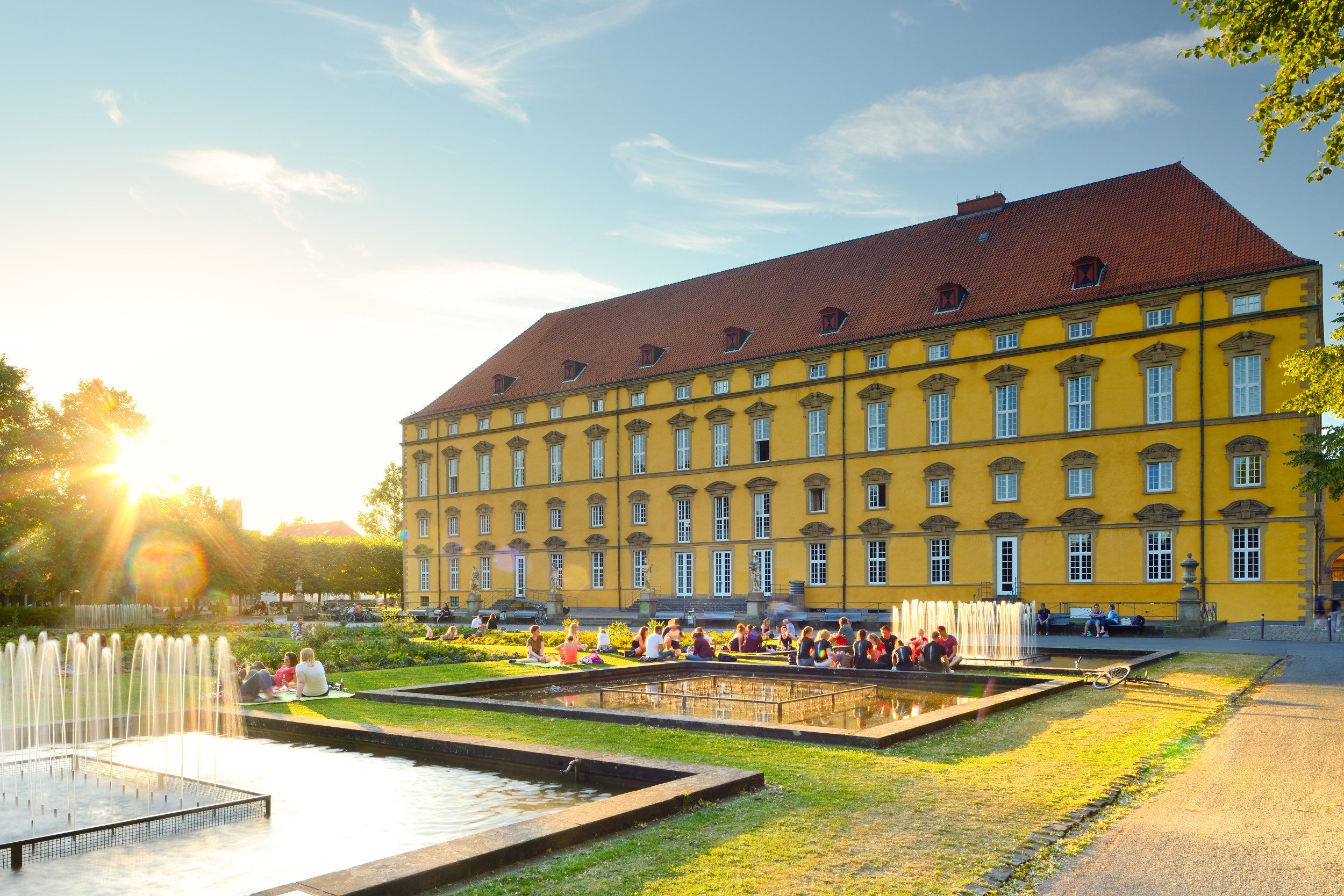 Blick auf das Schlossgebäude