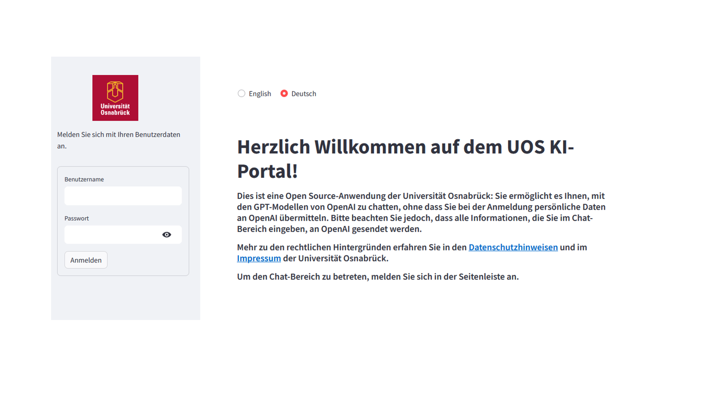 Mehr über den Artikel erfahren Das UOS KI-Portal ist da!