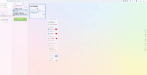 Auf dem Bewegtbild ist die Startseite des KI-Tools 'ResearchRabbit' zu sehen. Anhand eines Videos ist zu sehen, dass die App Unterstützung bei der Erstellung und Bearbeitung wissenschaftlicher Arbeiten bietet, indem beispielspielsweise dabei unterstützt wird, die recherchierten Daten, Quellen und Literatur zu organisieren. Das Video zeigt die unterschiedlichen Möglichkeiten der App, um Informationen und Dokumente zu speichern, Verbindungenzwischen den eingestellten Daten und Artikeln herzustellen und so thematische Netzwerke zwischen den einzelnen Themenkomplexen aufzubauen.