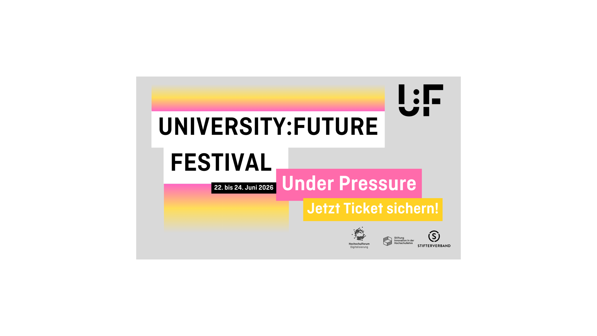 Mehr über den Artikel erfahren Das University:Future Festival findet erneut statt – seien Sie dabei!