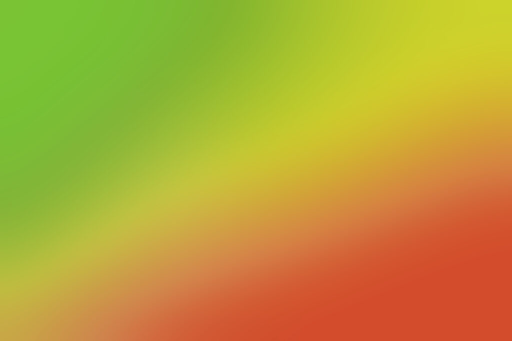 Farbgradient von grün zu rot.